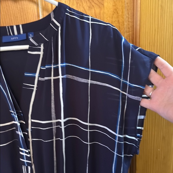 Apt. 9 Blue and White Midi Sundress - Picture 3 of 10